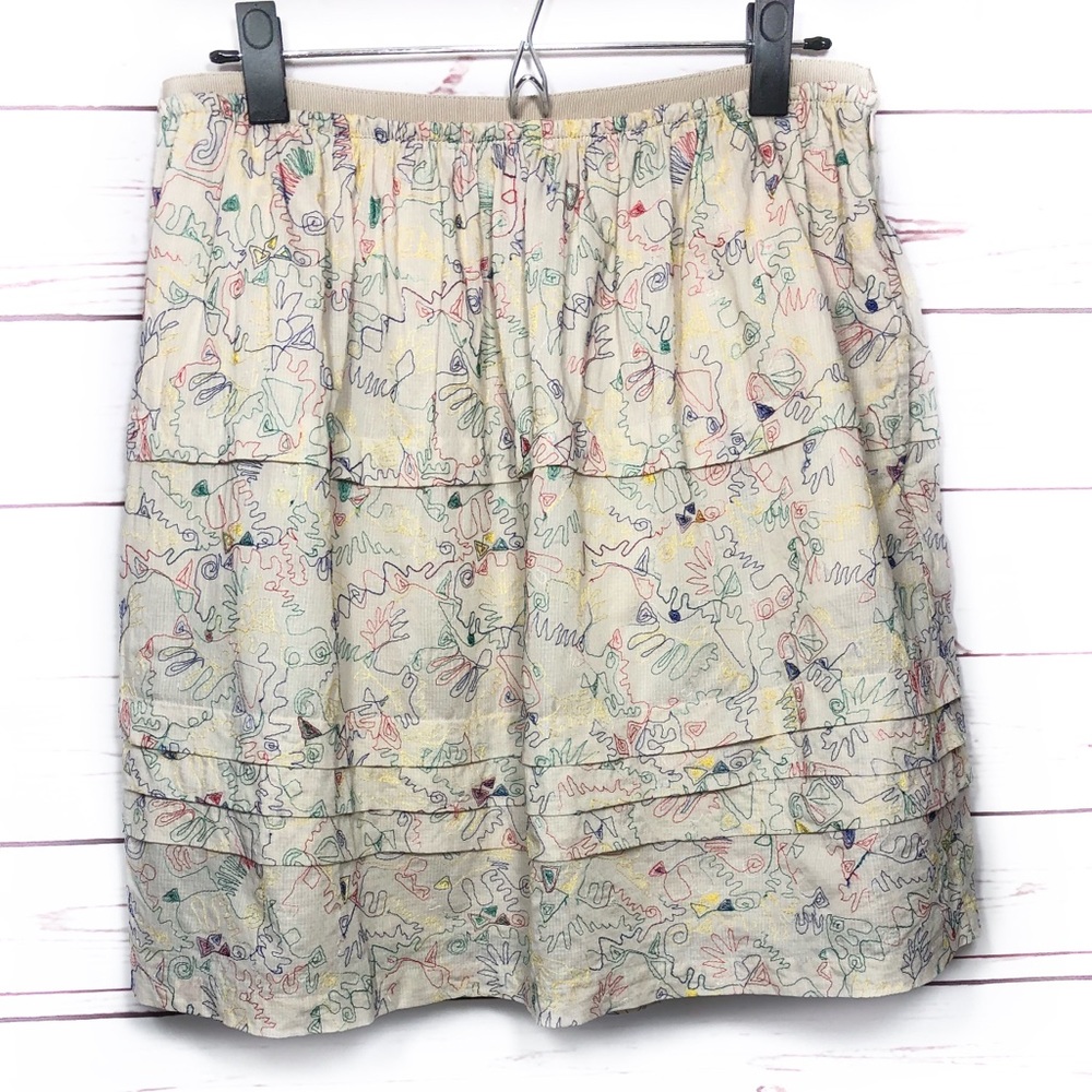 Marc by Marc Jacobs Oatmeal Multi Color Skirt - Picture 1 of 7